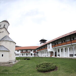 Eastern dormitory and courtyard