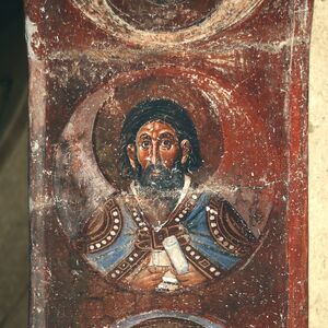 Unidentified martyr in medallion