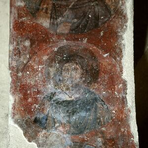 Unidentified martyr in medallion