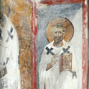 Unidentified bishop-saint