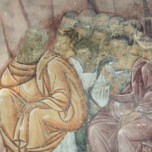 Jesus Prays in Gethsemane, detail