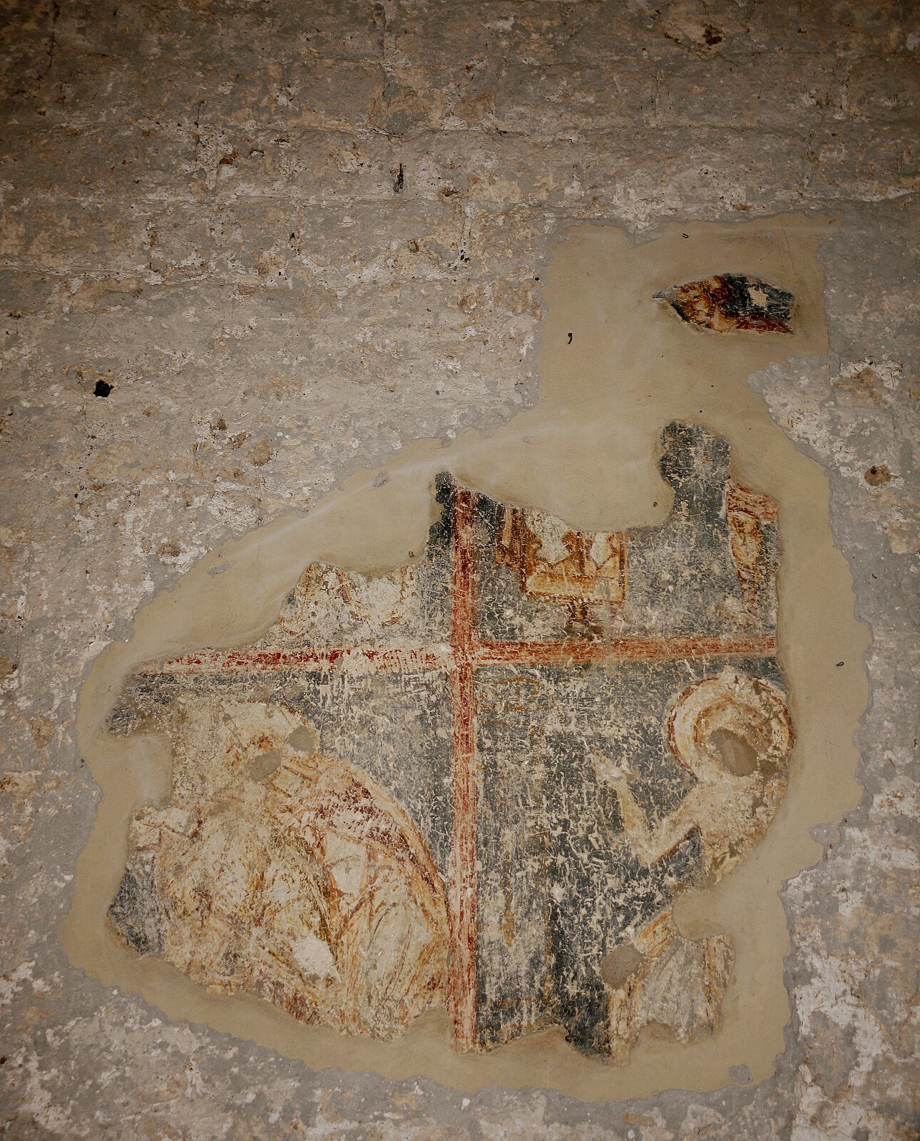 Fresco fragments of the St. George cycle