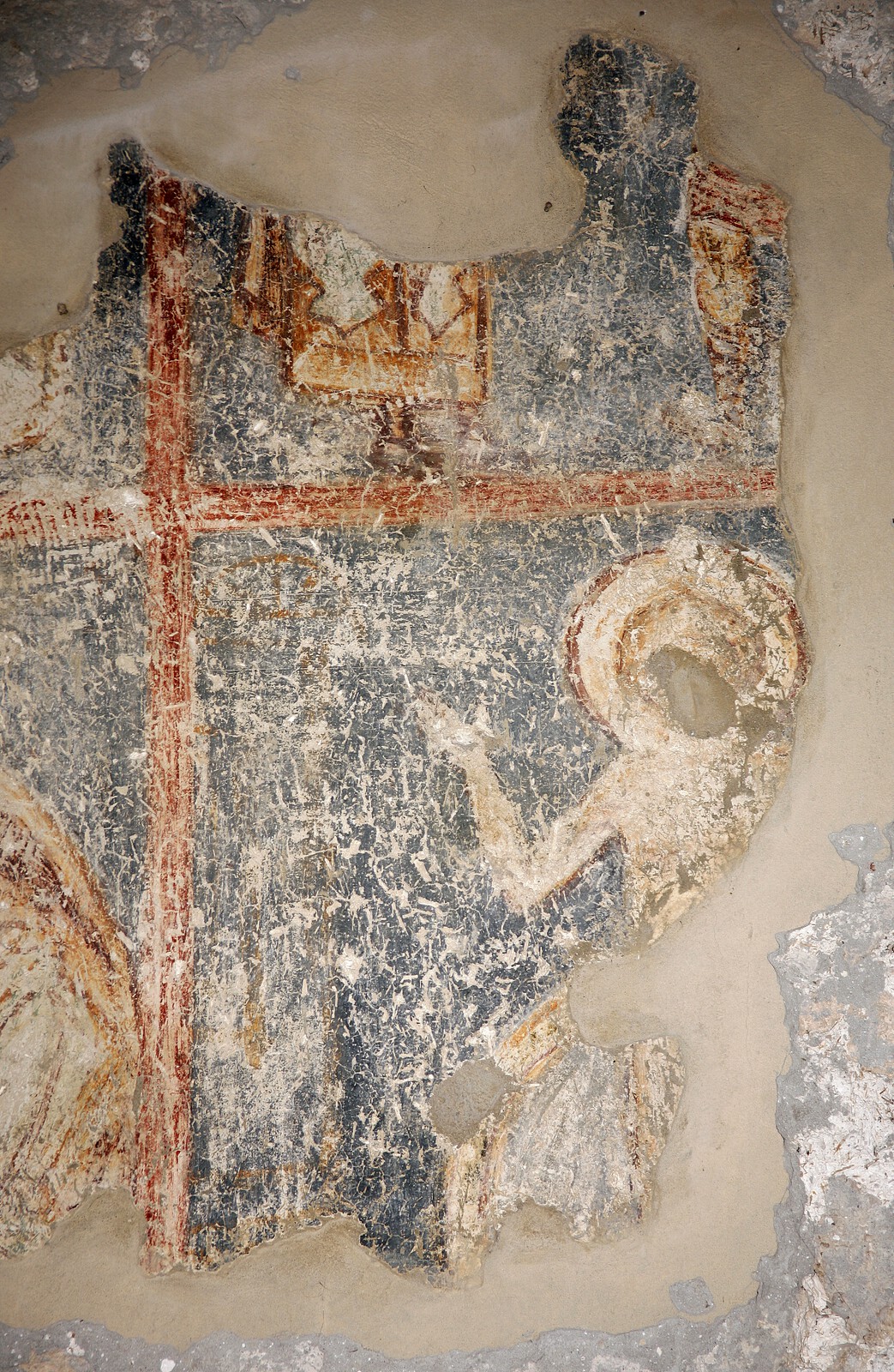 Fresco fragments of the St. George cycle