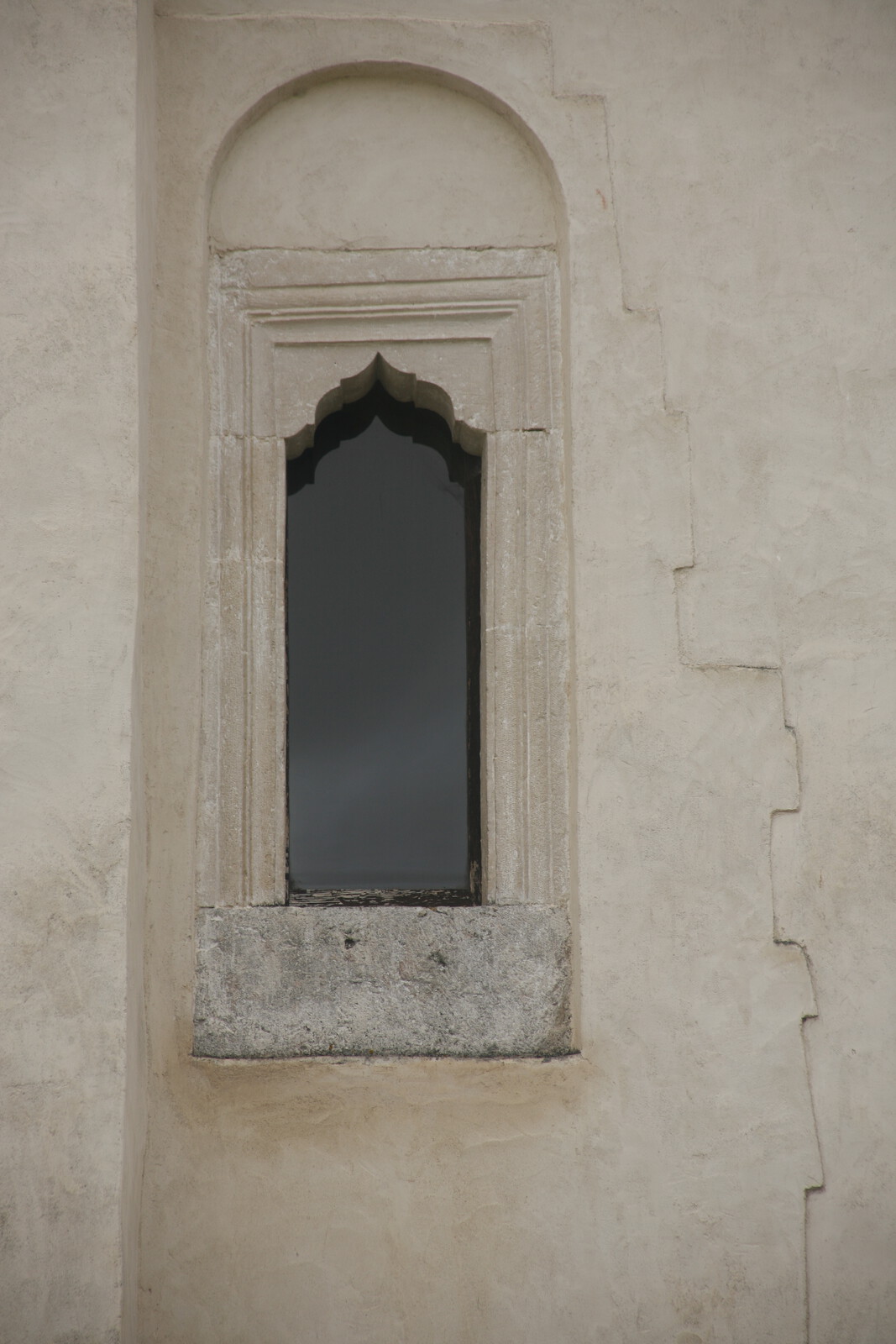 Window on the northern wall of the narthex