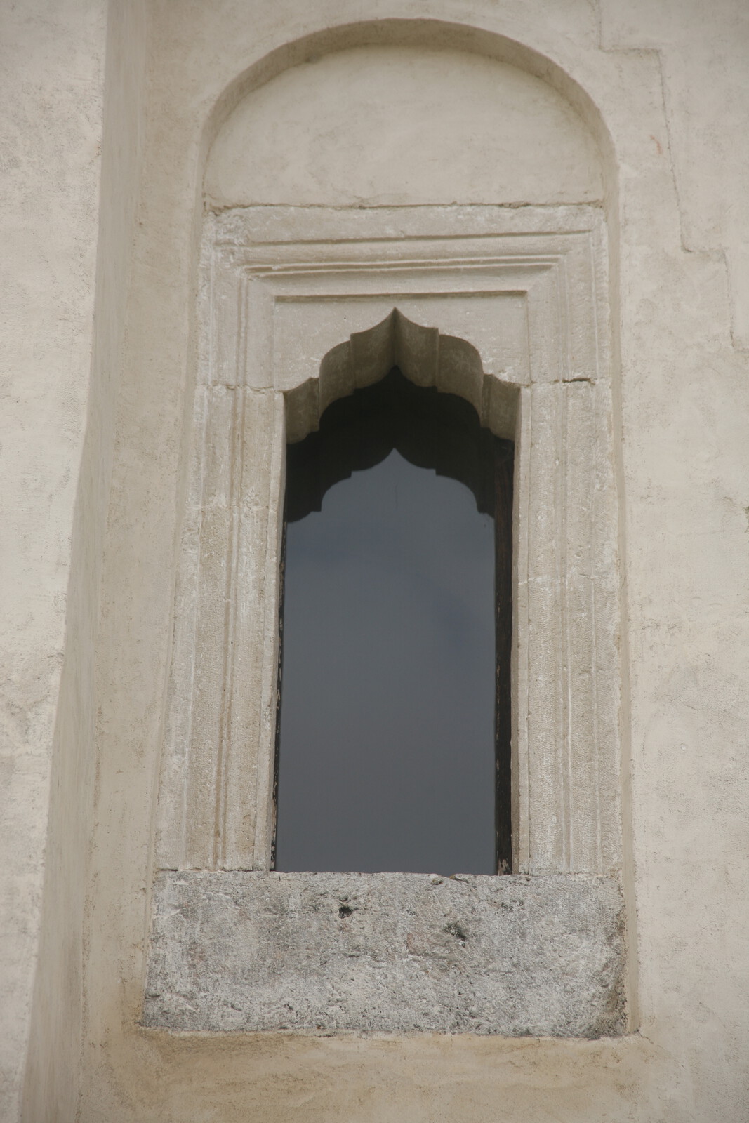 Window on the northern wall of the narthex