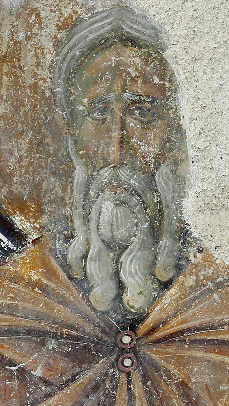 Unidentified monk-saint, detail