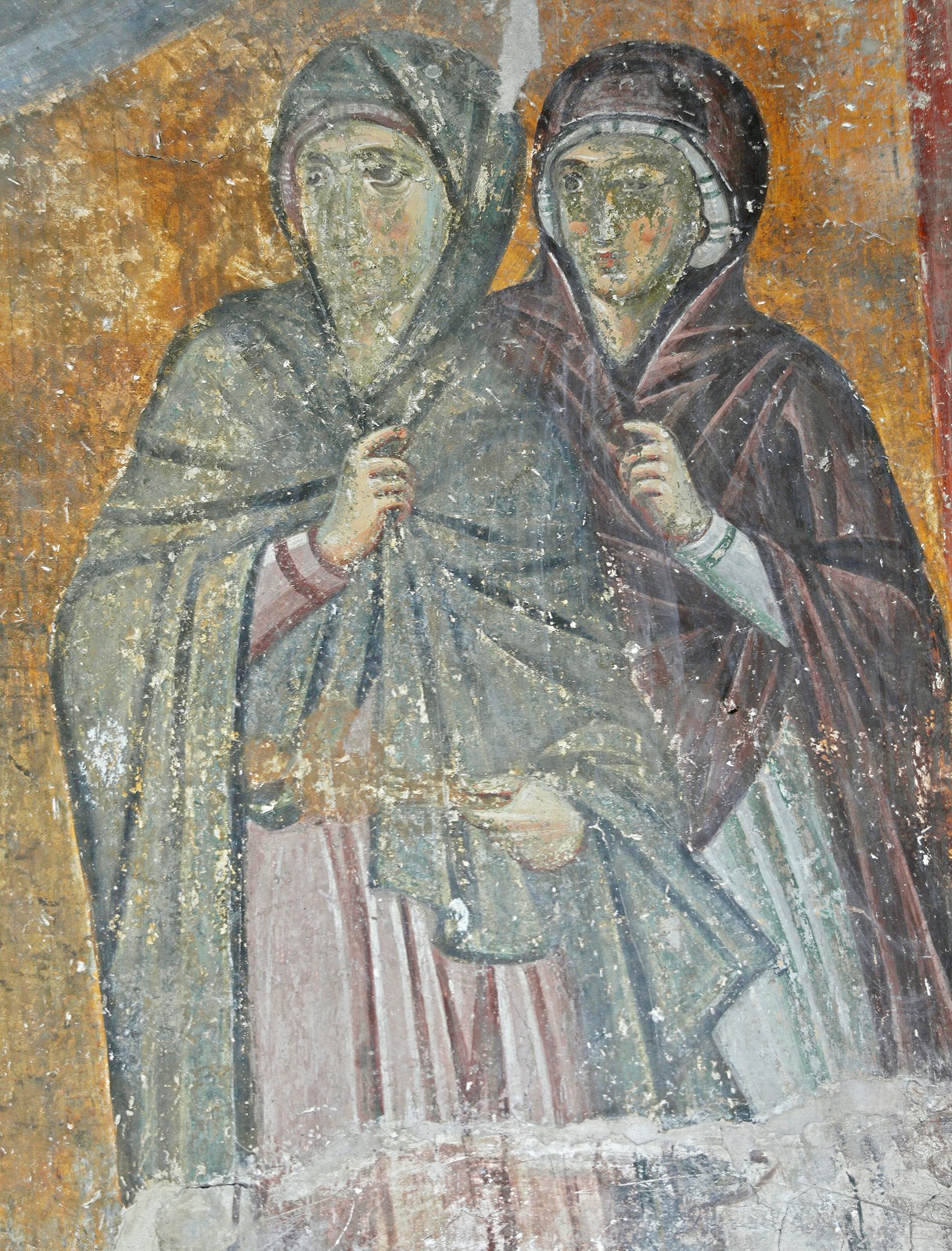 The Myrrhbearers at the Sepulchre, detail