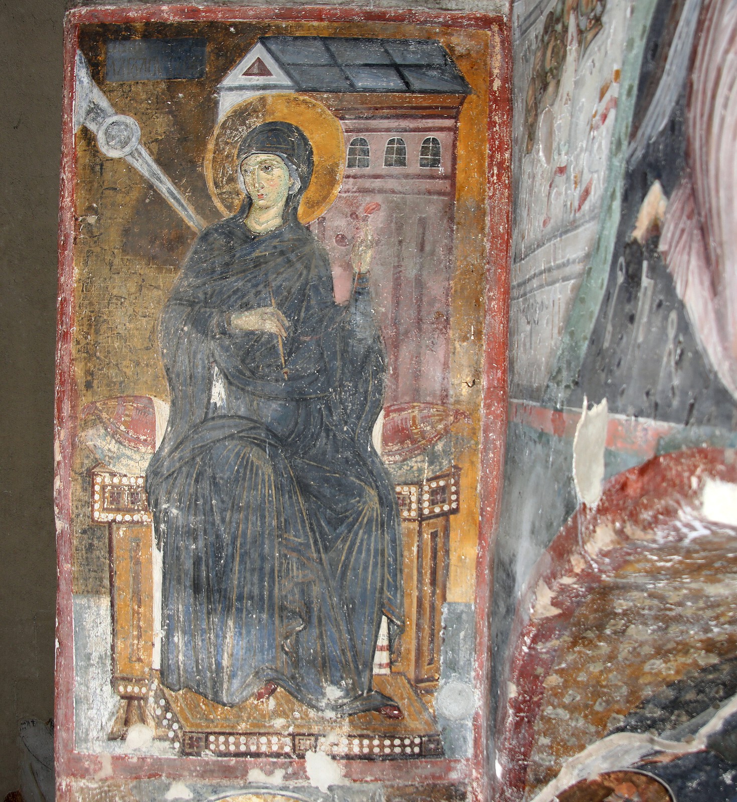 The Annunciation, detail, between 1222 and 1227