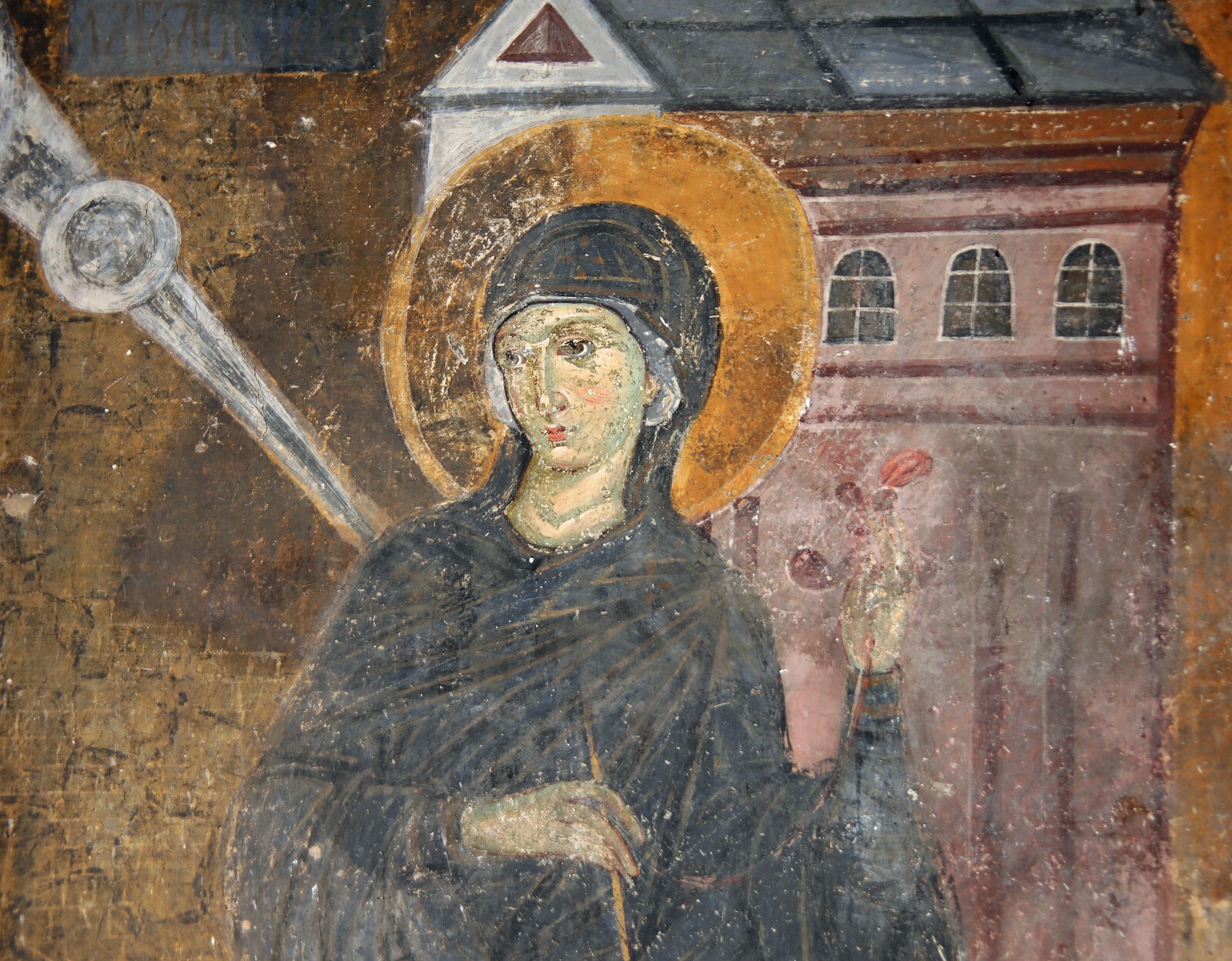 The Annunciation, detail, between 1222 and 1227