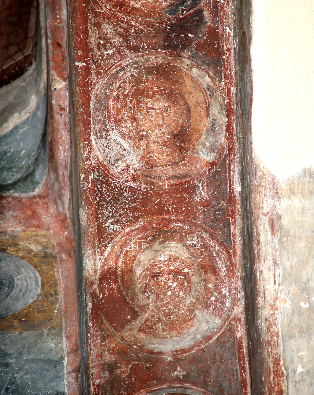 Unidentified prophet and martyr in medallion 