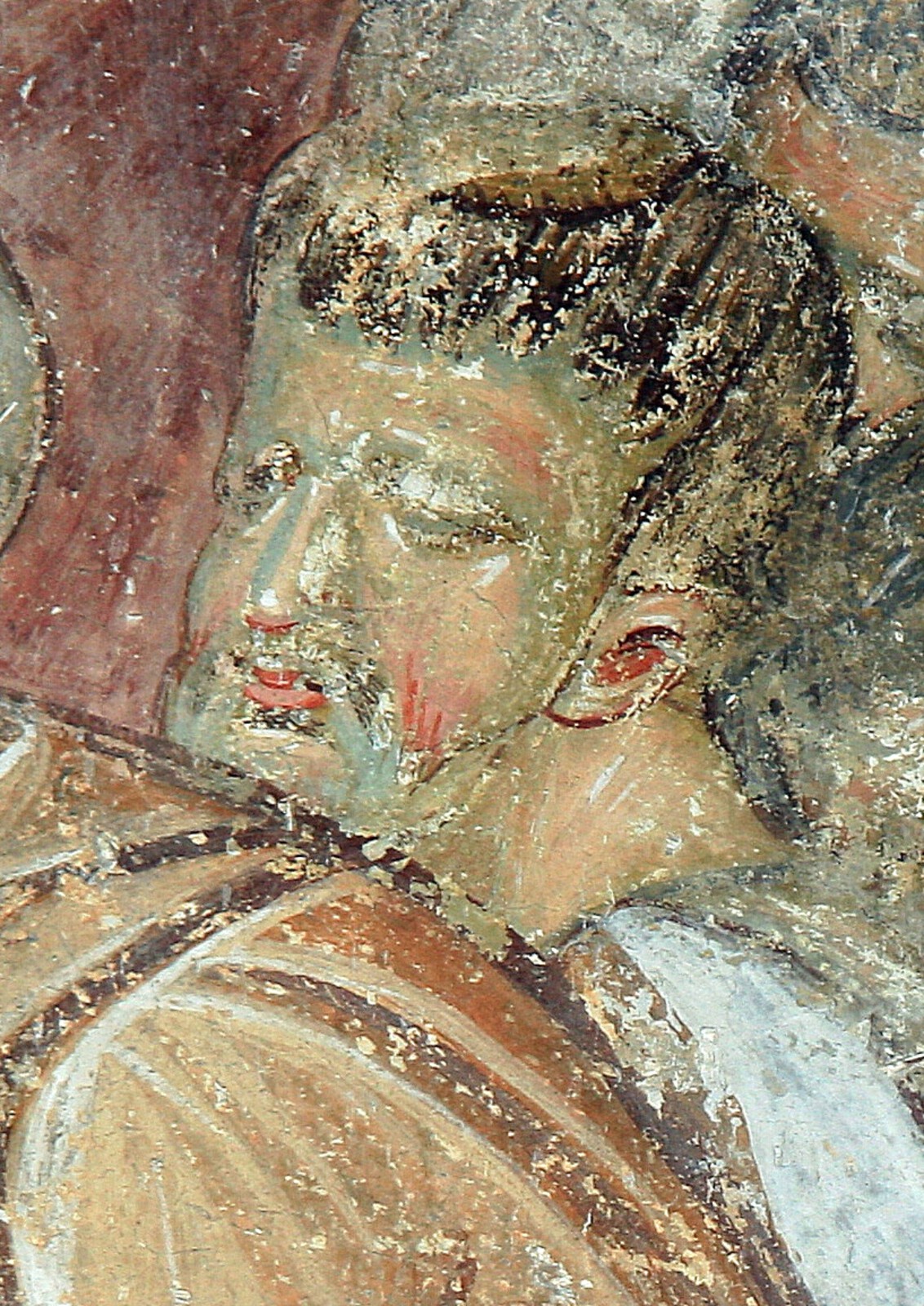 Jesus Prays in Gethsemane, detail