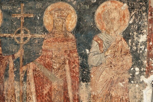 Holy Empress Helena and Apostle Peter, detail