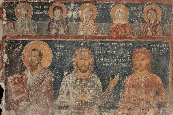 Busts of Sts. Tekla, Paraskeva of Tarnovo, Theodora, Barbara and Anastasia