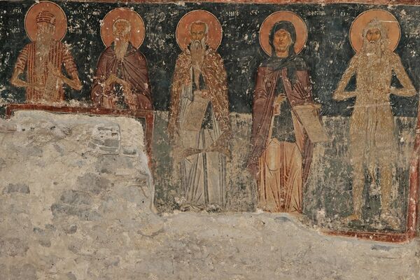 Св. Павле Тивејски, Теодосије Општежитељ, Јефтимије, Јефрем Сирски и Марко Трачки