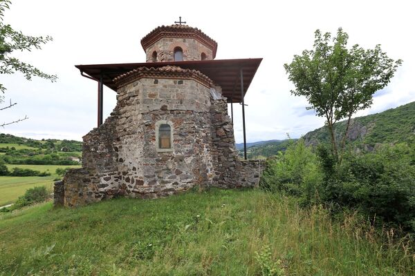 East side of the church