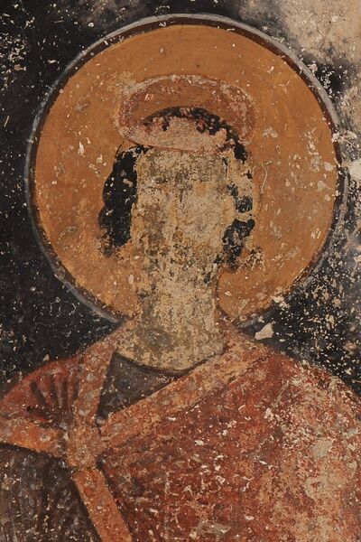 Saint Authonius, detail