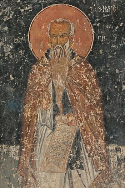 St. Euthymius the Great, detail
