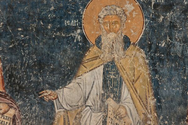 Saint Arsenius the Great, detail