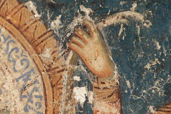 Holy warrior Demetrius, detail