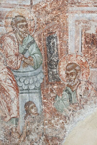 Peter's renunciation, detail