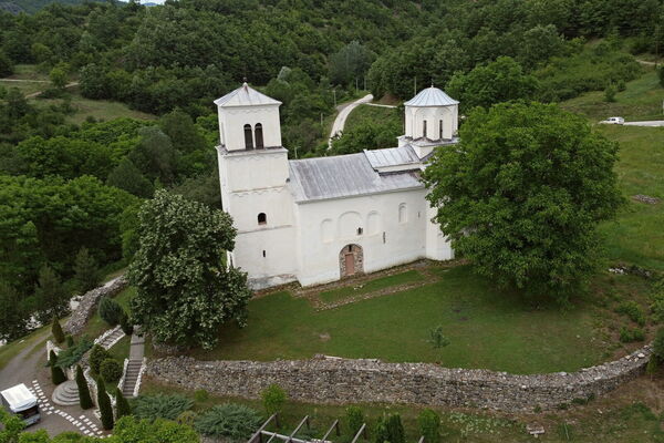 View of the church from above