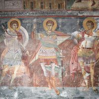 St. George, St. Demetrios and St. Nestor (Nestoras)