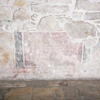 Fragments of the painted dado