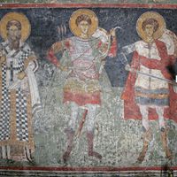 St. Sava (Sabbas), St. Demetrios, St. Georg