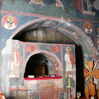 South wall of the Altar (1st zone) and the Barrier to the Diaconicon