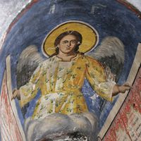 Archangel with Commemorative scrolls