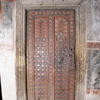Portal and doors of St. Demetrios church