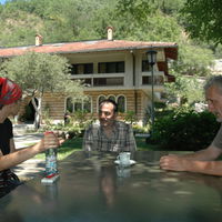 BLAGO crew discuss the details of the shooting