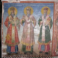 Archbishops Nikodim, Arsenije and Maxim