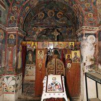 Church interior, view from the West