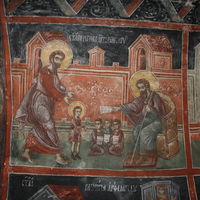 St. Nicholas goes to school