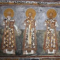 Patrijarh Jefrem, patrijarh Sava 4. i Patrijarh Joanikije