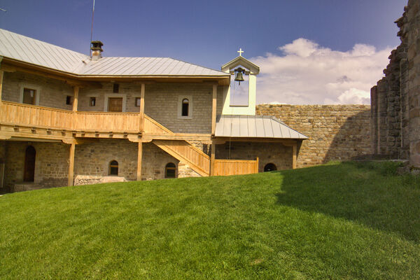 Church architecture and surroundings