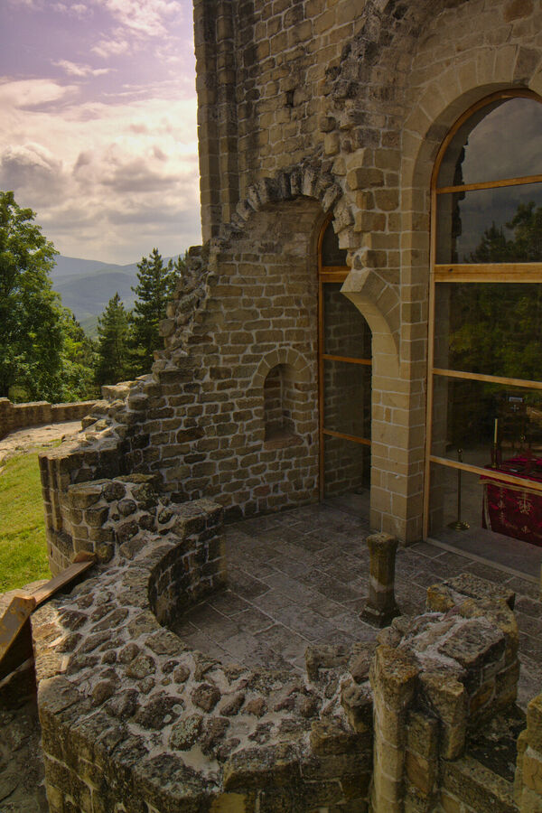 Church architecture and surroundings