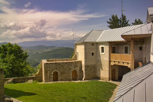 Church architecture and surroundings