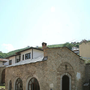 Northwest view of the church