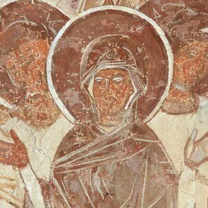 The Ascension of Christ, detail