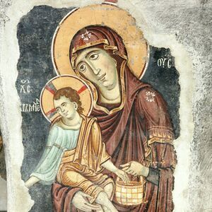 The Mother of God Eleousa and "Christ the Nourisher of our Life", XIII century