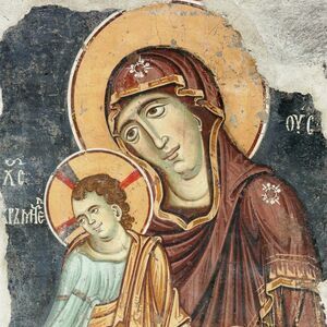 The Mother of God Eleousa and "Christ the Nourisher of our Life", XIII century
