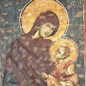 Богородица помоћница сиротана, са Христом на рукама