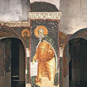 Свети Јаков (?) и свети Пахомије
