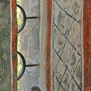 Ornament in the window of the dome