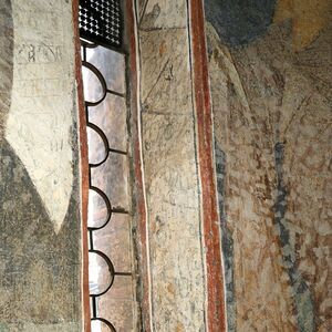 Ornament in the window of the dome