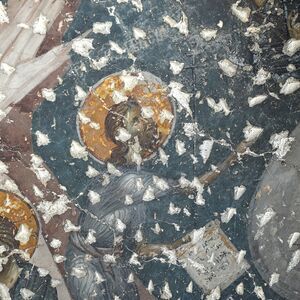 Preaching of St. John the Forerunner on the Christ's threshing-floor, detail