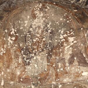 The Mother of God Σελασφόρος  (the light-bearing), Enthroned with infant Christ and two Archangels