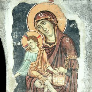 The Mother of God Eleousa and "Christ the Nourisher of our Life", XIII century